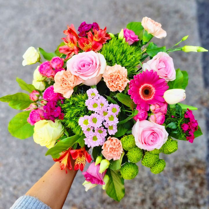 Színes gömbcsokor - KICSI MÉRET