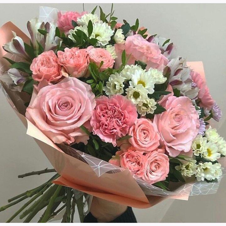 Rózsaszín gömbcsokor