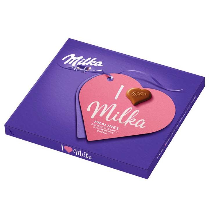 Milka I love eper bonbon